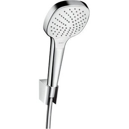 Душевой гарнитур Hansgrohe Croma Select E Vario Porter 26413400, белый/хром - фото 