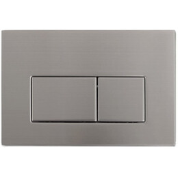 Кнопка смыва Cezares Slider 2 CZR-510QV-GM (кнопка металлическая) цвет оружейная сталь - фото 