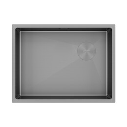 Кухонная мойка Paulmark Next-skew 58 Uni 1,2 мм PM885844-MG, серый матовый - фото 