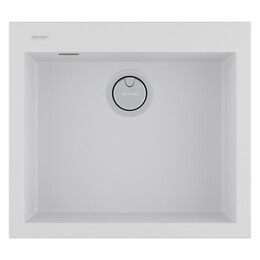 Кухонная мойка Paulmark Decoration 56 PM935650-WH, белый матовый - фото 