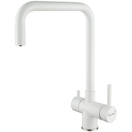 Смеситель для кухни Paulmark Wetter We213030-WH, белый матовый - фото 