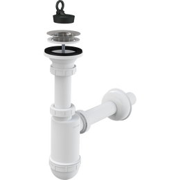 Сифон для умывальника AlcaPlast A411 DN32 - фото 