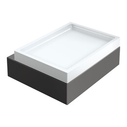 Мыльница Boheme Qubic 10723-SGM, цвет графит глянец - фото 