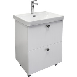 Тумба напольная с раковиной Comforty Истра 60H 60 см 00-00022488CF, ясень белёный - фото 