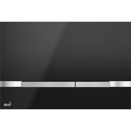 Кнопка смыва Alcaplast STRIPE BLACK - фото 