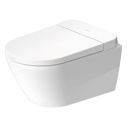Унитаз подвесной безободковый Duravit D-Neo 2502092096 с сиденьем микролифт Sensowash (покрытие Hygieneglaze) - фото 