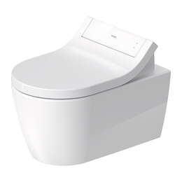 Унитаз подвесной безободковый Duravit ME by Starck SensoWash 2529592000 с креплением и крышкой-биде Sensowash Classic (покрытие HygieneGlaze) - фото 