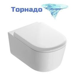Унитаз подвесной безободковый Globo Lalita LTS02BI (система смыва Торнадо) - фото 