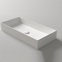 Раковина-чаша Simas Agile 80 см AG80 bi matt, белый матовый - фото 