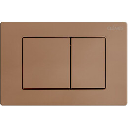 Кнопка смыва Cezares Molveno CZR-410C-BR (кнопка металлическая) цвет брашированное розовое золото - фото 