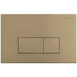 Кнопка смыва Cezares Slider 2 CZR-510QV-BORO (кнопка металлическая) цвет брашированное золото - фото 