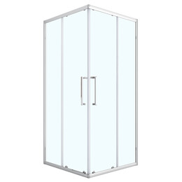 Душевое ограждение Loranto Sunway 100x100 см CS-AB01C-100, хром/прозрачное - фото 