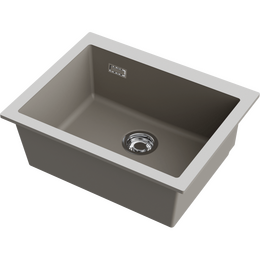 Кухонная мойка Omoikiri Omishima 60-U dg 4997556, dust grey - фото 
