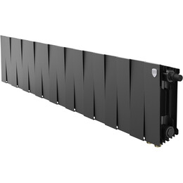 Радиатор Royal Thermo PianoForte 200 VR80 1440x280 мм (18 секций) чёрный - фото 