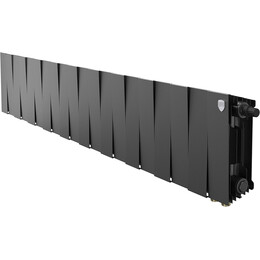 Радиатор Royal Thermo PianoForte 200 VR80 1600x280 мм (20 секций) чёрный - фото 