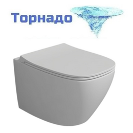 Унитаз подвесной безободковый Simas Juniper JU18bi (система смыва Торнадо) - фото 
