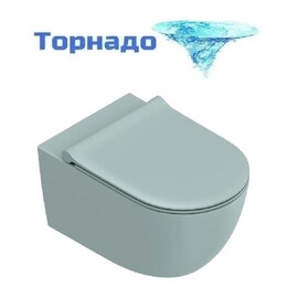 Унитаз подвесной безободковый Catalano Sfera 0511750028 (Система смыва торнадо) Acqua satinato - фото 