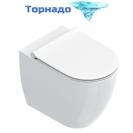 Унитаз приставной безободковый Catalano Sfera 0514550001 (система смыва Торнадо) - фото 