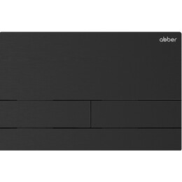 Кнопка смыва Abber AC0128MB (кнопка металлическая) цвет чёрный матовый - фото 