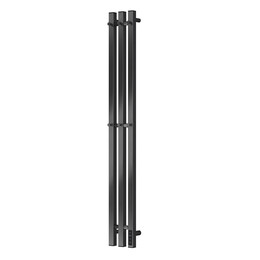 Полотенцесушитель электрический Apextermo Сириус П3 120x1100 мм SR20112GN (скрытое подключение) оружейная сталь - фото 