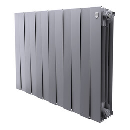 Радиатор Royal Thermo PianoForte 500 Silver Satin 970x590 мм (12 секций) - фото 