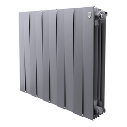 Радиатор Royal Thermo PianoForte 500 Silver Satin 810x590 мм (10 секций) - фото 