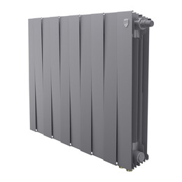 Радиатор Royal Thermo PianoForte 500 Silver Satin 810x590 мм (10 секций) - фото 