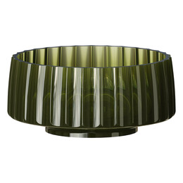 Раковина-чаша Boheme Glow 40 см 810-RIB-G-OL, transparent olive - фото 