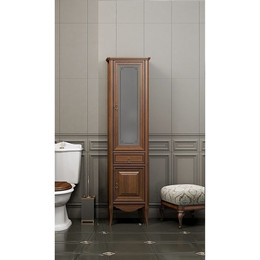 Пенал напольный Opadiris Лоренцо 45 правый, орех - фото 