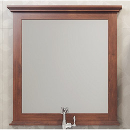 Зеркало Opadiris Палермо 90 см, светлый орех - фото 