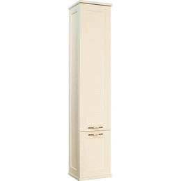 Пенал подвесной Акватон Леон 31 см с корзиной 1A186503LBPR0, дуб бежевый - фото 