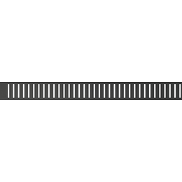 Решетка AlcaPlast PURE-300BLACK для трапа - фото 