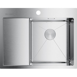 Кухонная мойка Omoikiri AKISAME 65-IN-R (4973059) 1,2 мм, нержавеющая сталь, Цвет производителя: нержавеющая сталь матовая - фото 