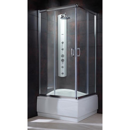 Душевое ограждение Radaway Premium Plus C 80х80х170 см, хром/матовое - фото 