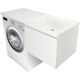 Тумба подвесная с раковиной-столешницей Эстет Dallas Luxe 140 см R, 1 ящик ФР-00002927 - фото 