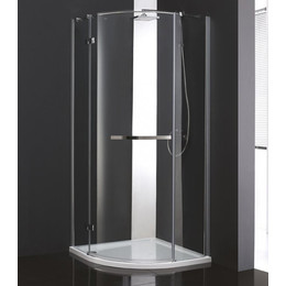 Душевое ограждение Cezares 90х90 см BERGAMO-W-R-1-90-ARCO-C-Cr-L-IV, хром/прозрачное - фото 