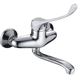 Смеситель для кухни с локтевой (хирургической) ручкой Haiba HB4654 - фото 