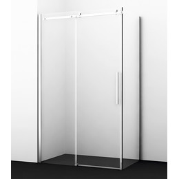 Душевое ограждение WasserKraft Alme 120х80 см 15R06, хром/прозрачное - фото 