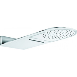 Верхний душ Kludi A-QA 6488091-00, латунь 250х600 мм, белый - фото 