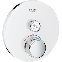 Смеситель для душа с термостатом Grohe Grohtherm SmartControl 29150LS0, белая луна - фото 
