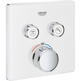 Смеситель для душа с термостатом Grohe Grohtherm SmartControl 29156LS0, белая луна - фото 