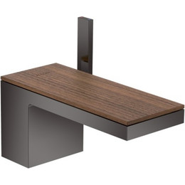 Смеситель для раковины Axor MyEdition 47012330, чёрный/орех, Цвет производителя: чёрный, орех - фото 