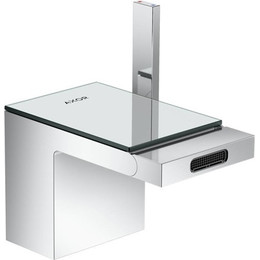 Смеситель для биде Axor MyEdition 47210000, хром/зеркальное стекло, Цвет производителя: хром, зеркальное стекло - фото 