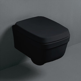 Унитаз подвесной Simas Evolution EVO18nero, Цвет производителя: чёрный - фото 