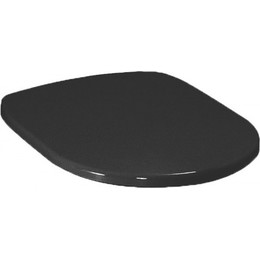 Сиденье с крышкой для унитаза Artceram Azuley микролифт AZA001 03 71 nero/cr - фото 