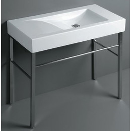 Раковина с консолью Simas Frozen 100 см FZ12bi*0 - фото 