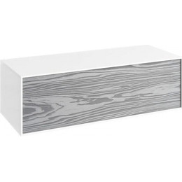 Тумба дополнительная Aqwella Genesis Н10/MG 100 см GEN0310MG, белый/серый - фото 