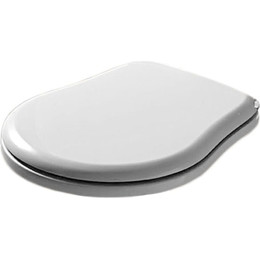 Сиденье с крышкой для унитаза Kerasan Retro микролифт 108801 bi/cr - фото 