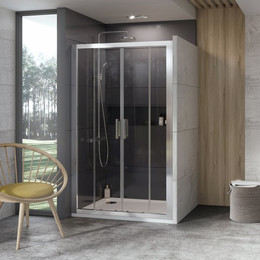 Душевая дверь Ravak 10° 10DP4 120 см 0ZKG0100Z1 белый/прозрачное - фото 