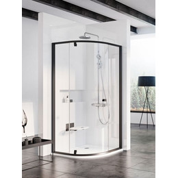 Душевое ограждение Ravak Pivot PSKK3 100x100 см 376AA300Z1 чёрный/прозрачное - фото 